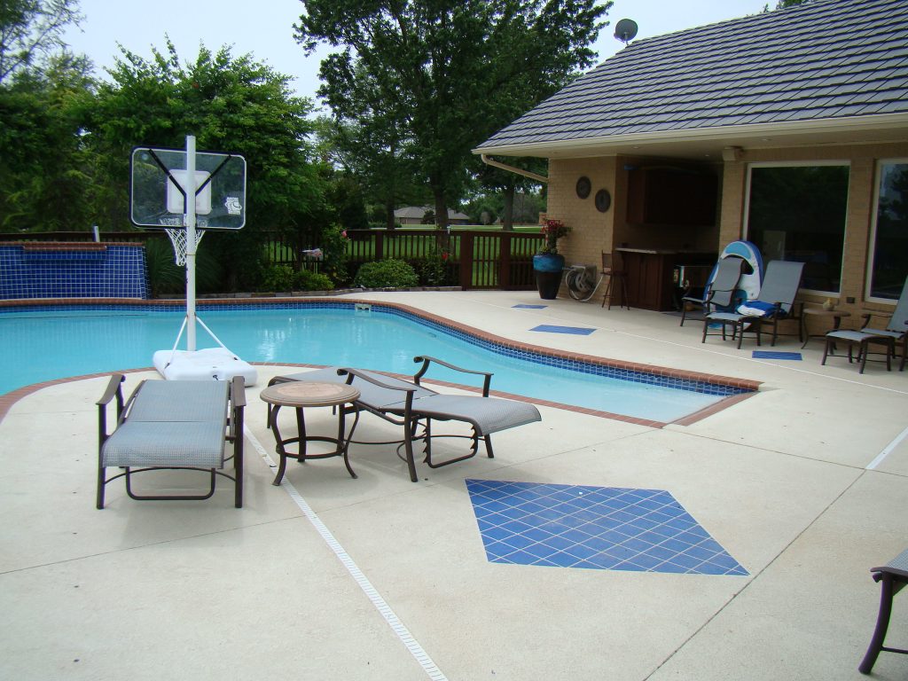 Spruce Up Your Pool Deck With Concrete Antiquing