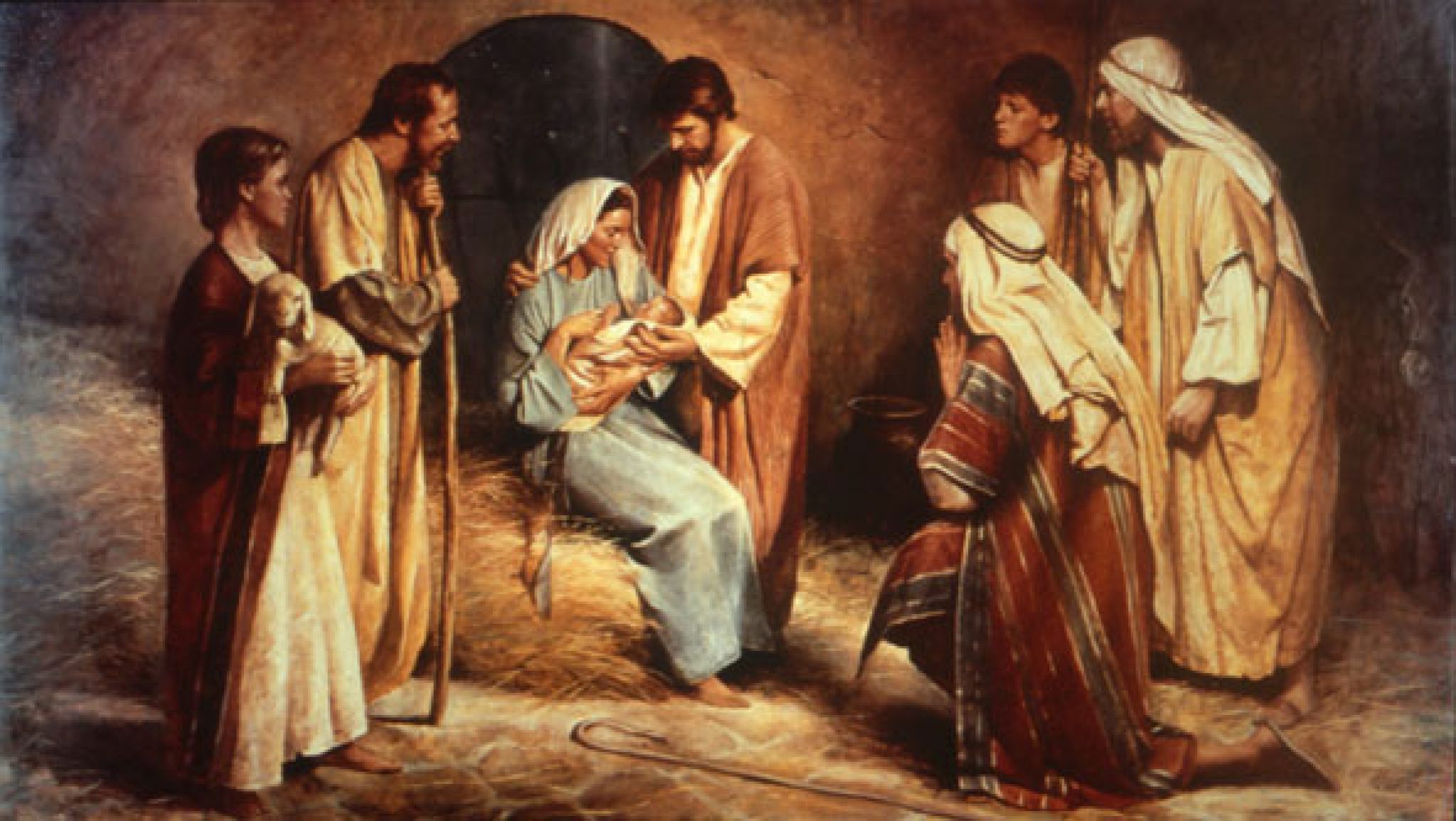 Он закричал пастухам чтобы они скорее. Рождение Иисуса Христа пастухи.