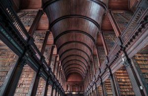 The Library Of Trinity College In Dublin